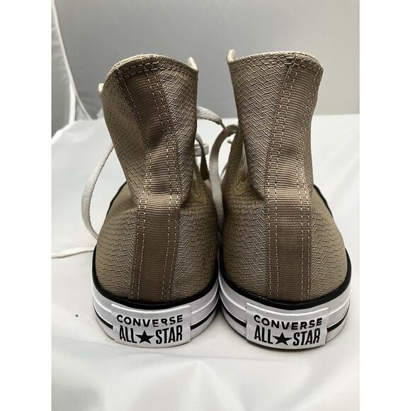 Converse UNISEX Chuck Taylor All Star High Top Shoes 160500F VINTAGE KHAKI BK/WT - Picture 3 of 8